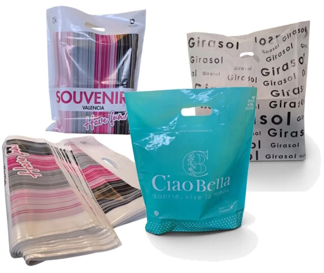 Bolsas con asa troquelada